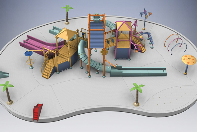 עפולה: מגלשות ומתקני פארק המים החדש בדרך לישראל